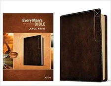 Every Man’s Bible NIV, Large Print, Deluxe Explorer Edition IMITATION LEATHER...