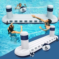Heytech Juego de Piscina Inflable Juego de Voleibol con 1 Pelota, Flotador Inflable S