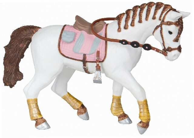 Papo 51525 Horse With Braided Pigtails 14 CM World of Horses