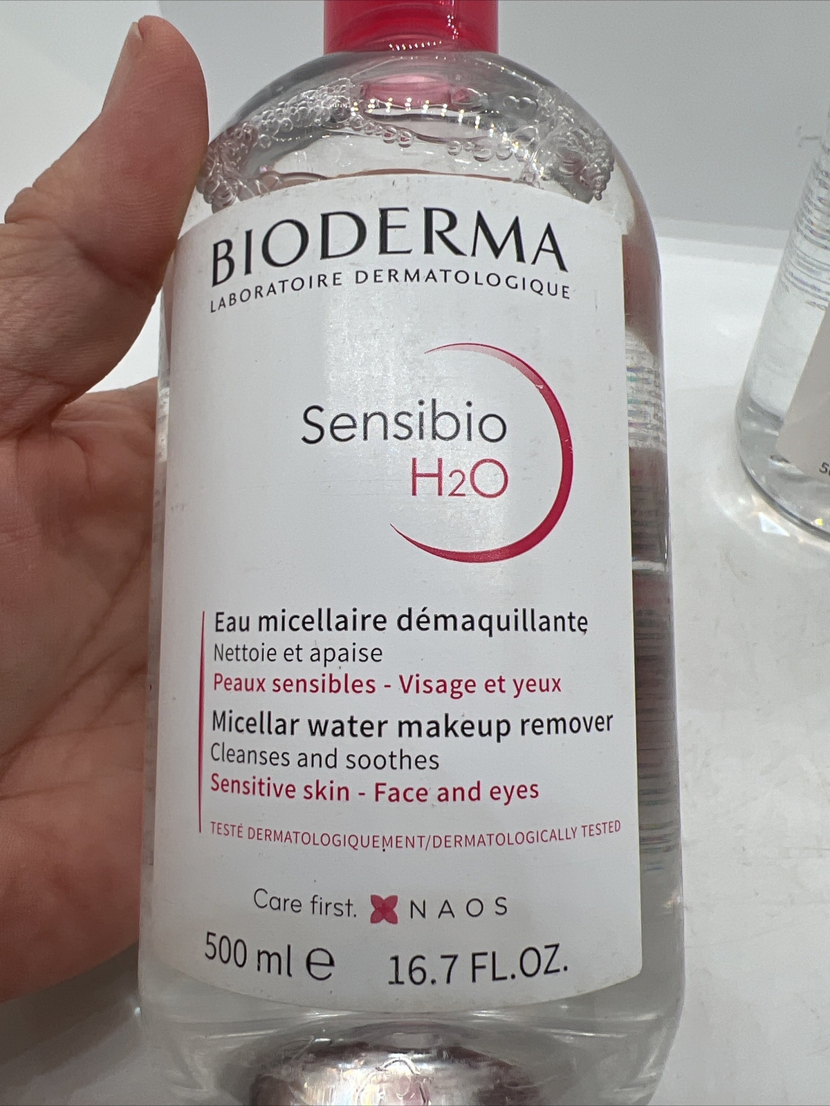 BIODERMA Makeup Remover Sensibio H2O Micellar Water 16.7oz 2pc eBay