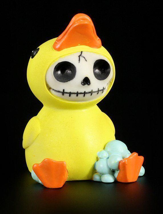 Furry Bones Figure - Duckie Bob - Cute Duck Sweet Monster Decorative Statue