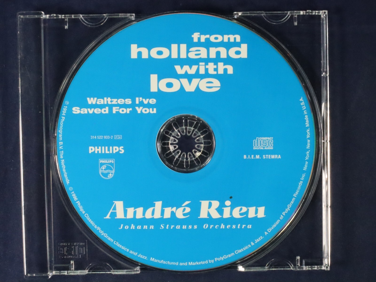 From Holland with Love: Waltzes I've Saved for You by Andre Rieu {CD ...