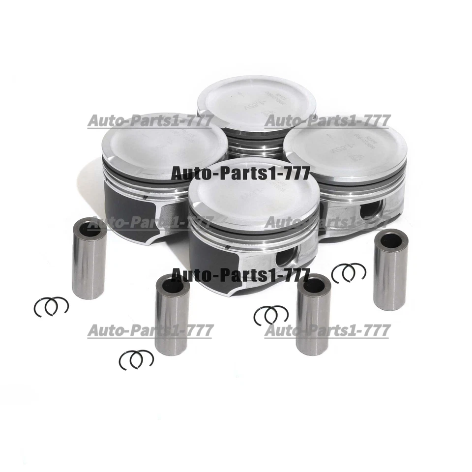 Pistones y anillos STD 4 piezas Φ81 mm Φ19 mm para 1.8T Audi A3 A4 VW EOS AWW AWP AUG AWM Foto 3 de 4