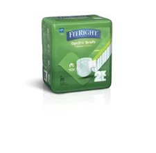 XXL Incontinence Briefs 20 Count Hospital Quality Disposable 4D Core Absorbent