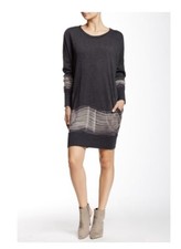 Mona B Mesh Back Sweater Dress