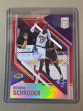 2020-21 PANINI ELITE NBA $5 BASKETBALL RED BASE PARALLEL DENNIS SCHRODER
