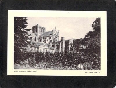 B7338 UK Winchester Cathedral View from SE Tucks vintage postcard