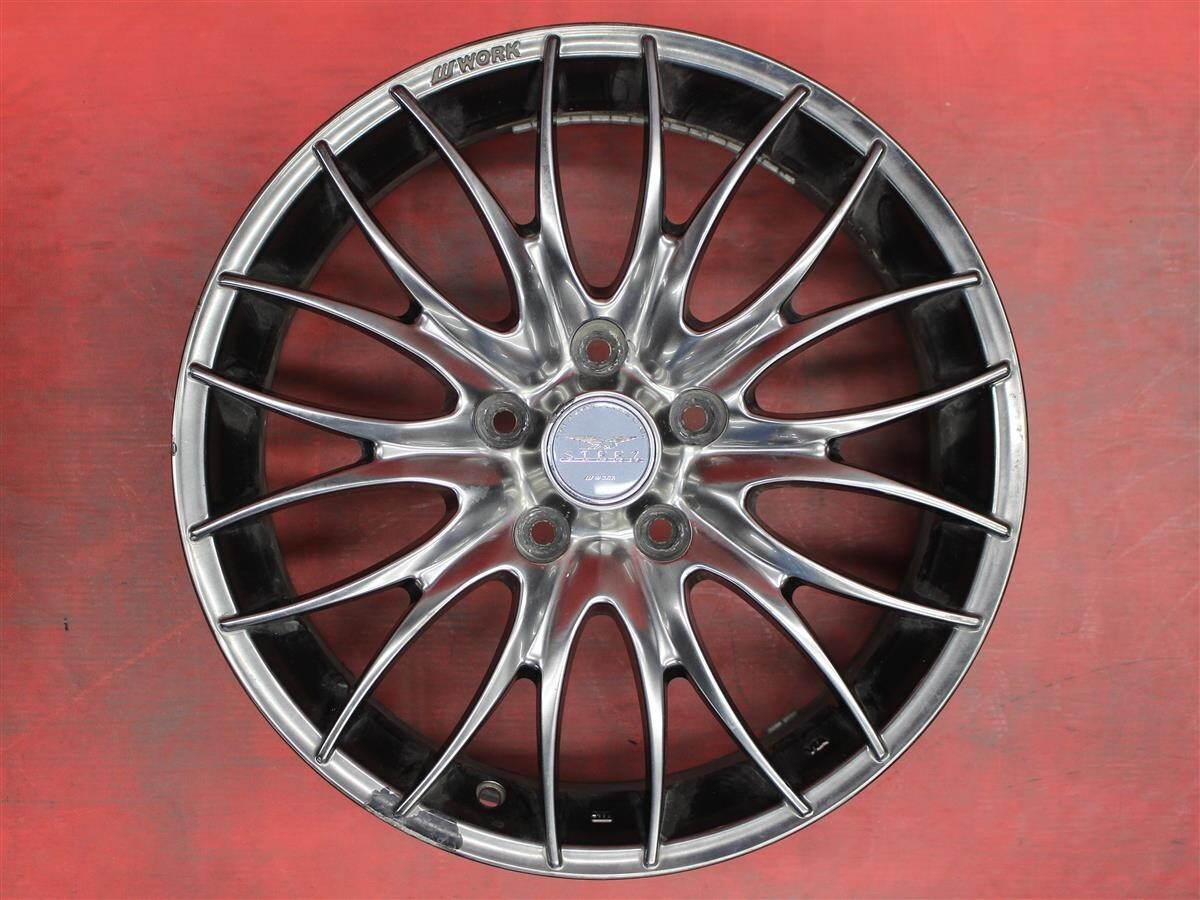 WORK(ワーク) STEEZ(スティーズ) 17インチ×7JJ +50 17x7J 5x114.3 +50 JDM Work Steez Nicross Wheels Set 4