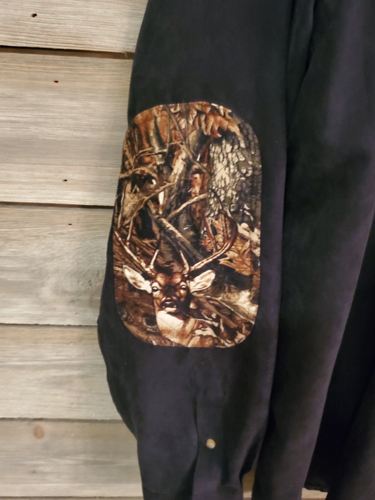 Clearwater Outfitters Long Sleeve Button Up Black Camo Shooting Shirt
