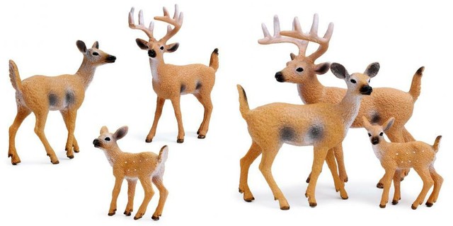 small woodland animal figurines