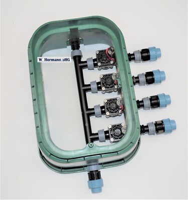 Hunter 4er Ventilbox Verteiler PGV 101 Magnetventile Bewässerung (vormontiert)