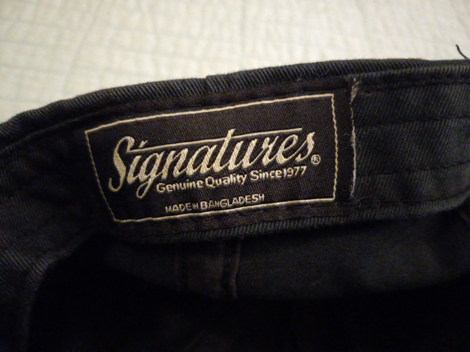 Adjustable Strapback Signatures Black Purdue Univ… - image 7