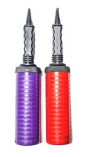 2 Pack Balloon Pump Hand Held Inflator Double Action Pump Assorted Colors