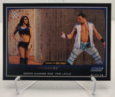2015 Topps WWE Road to Wrestlemania #4 Fandango wrestling card