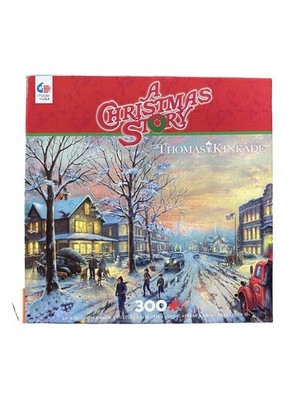 CEACO THOMAS KINKADE - A CHRISTMAS STORY JIGSAW PUZZLE 300 PIECES - OPEN BOX