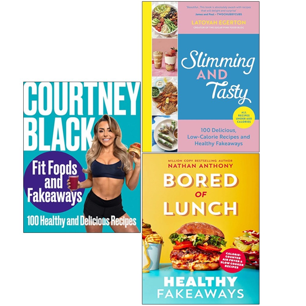 Slimming and Tasty, Bored of Lunch Healthy Fakeaway, Fit Foods 3 Books Set