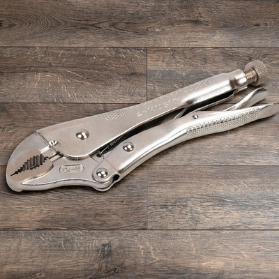 #ad #ad Husky 7 in Curved Jaw Locking Pliers Heavy Duty Adjustable Grip Hand Tool NWT $17.99