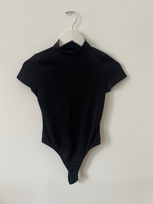 PrettyLittleThing Black Bodysuit