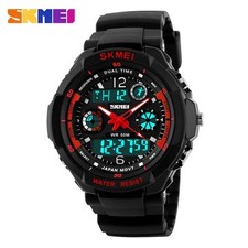 Kids Shockproof Waterproof Digital Watch Outdoor Boy Sport