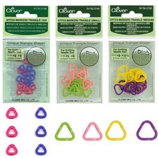 Clover Marker Per Punti A Triangoli - Tutte Le Misure Per Uncinetto E Maglia
