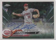 2018 Topps Chrome Rookie Green Refractor 98/99 Tyler Mahle #RA-TM Auto 06z2
