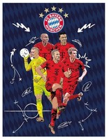 "Fc Bayern MüNchen Fleecedecke \"Player\" 150X200Cm"