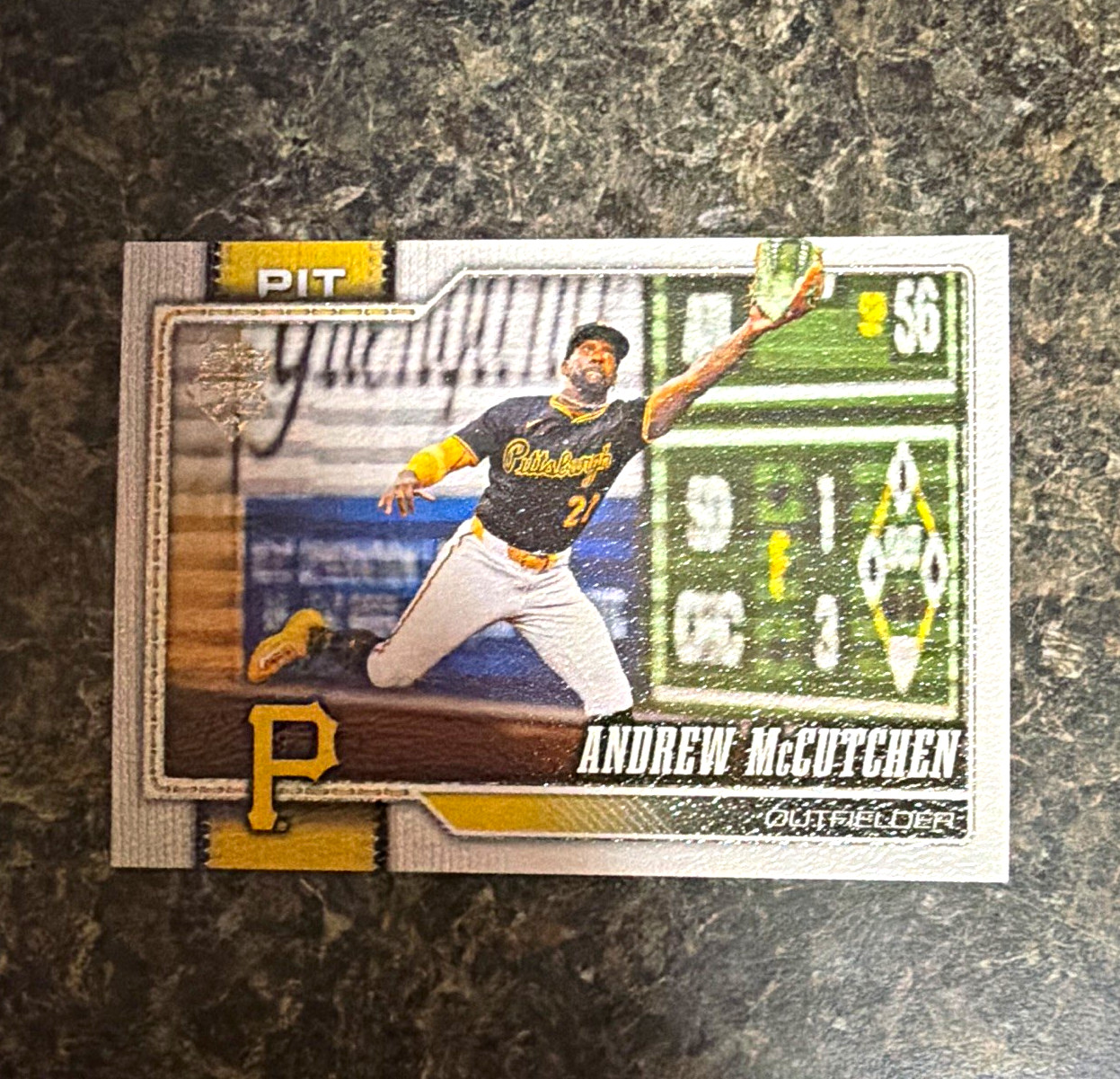 Topps Series 1 2026 Andrew McCutchen Pittsburgh Pirates canvas Serial /50 Card