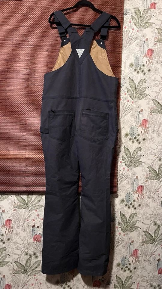 EUC Airblaster Beast Series S/M Snowboard Snow Shell Bib Relaxed 30K/20K Gray - Image 2 of 4