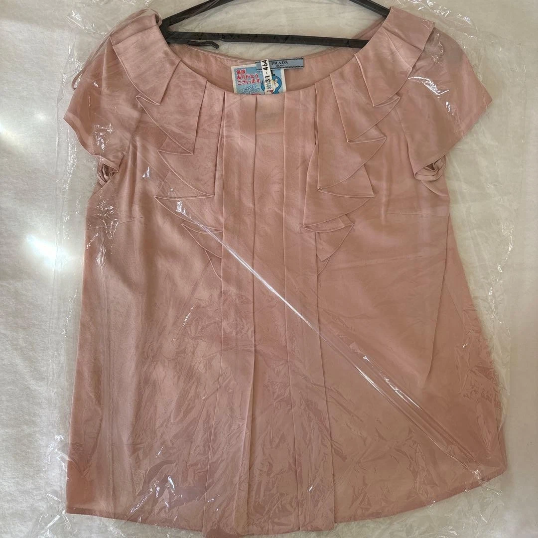 PRADA シルク シアーブラウス半袖 40 ピンク PRADA Silk Tops for Women for sale - eBay