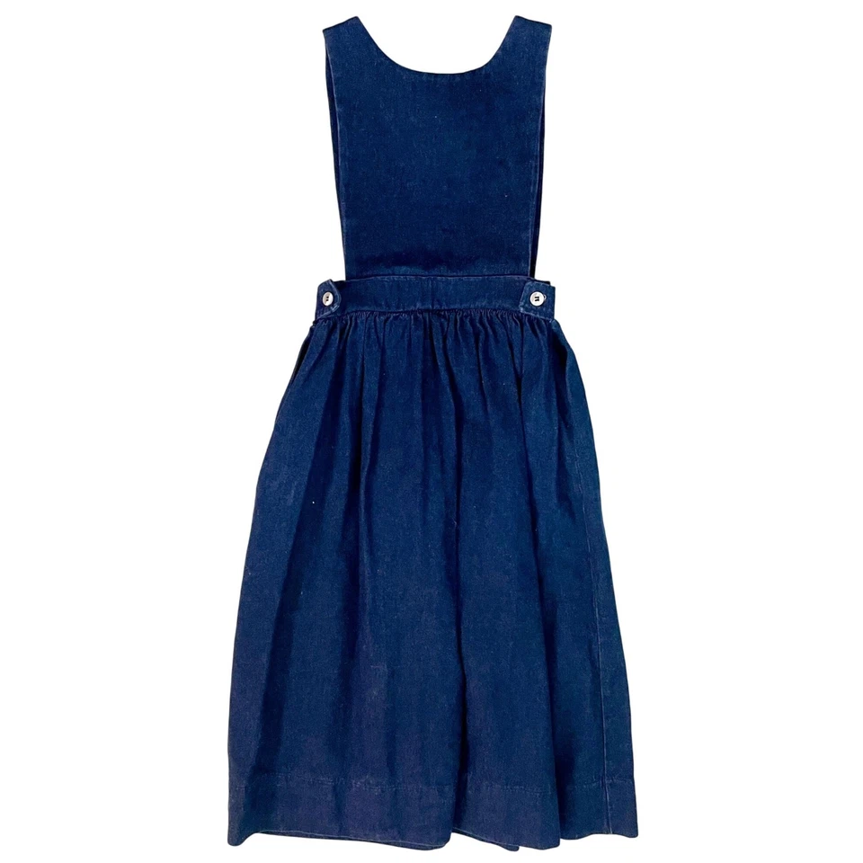 Pinnie vaquero sopa chocolate vintage para niñas nuevo con etiquetas, talla 12 Foto 2 de 4