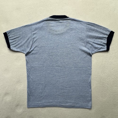 vtg 70s SANIBEL ISLAND FLORIDA Pelican Graphic Ringer t-shirt YOUTH XL - Picture 8 of 9