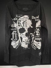 Yakuza Off Shoulder Damen Langarmshirt Große M