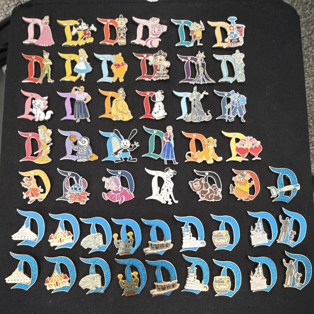 disney alphabet pin set products for sale | eBay