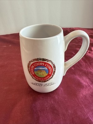 1873 - 1973 COORS BEER "100 Years" Anniversary Coffee Beer Stein Mug  Vintage | eBay