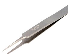 Tweezers; 110mm; for precision works; Blades: elongated,n - BRN-5-048 | EU Stock
