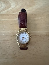 Christian Bernard Ladies Wristwatch Gold Case Used Good Condition Working Order