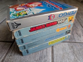 Lot of 5 BOXED Atari 5200 Games - Fully Tested & Working - 007 - ASTRO CHASE