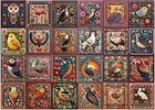 Puzzles for Adults 1000 Pieces Bird Crochet Jigsaw Puzzles Challenging Puzzles