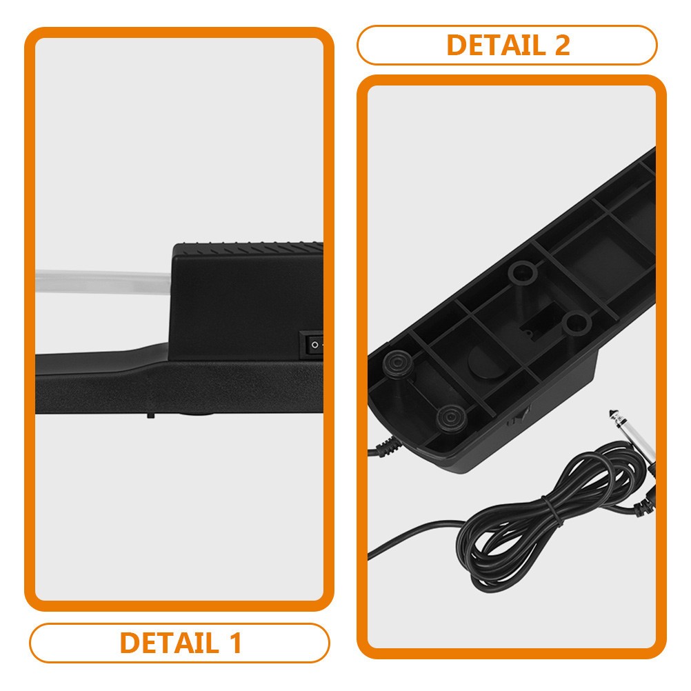 Pedale di supporto per pianoforte resistente all'usura per uso strumento tastiera elettronica foto 6