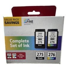 Genuine Canon 275 276 Ink Cartridge Combo forTS3522 TR4722 Printer-NEW