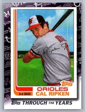 2021 Topps #TTY-23 Cal Ripken Jr. Topps Through the Years Blue