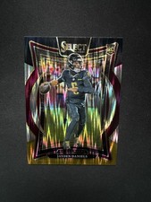 2024 Panini Select Jayden Daniels #26 Black Gold Shock Color Match RC