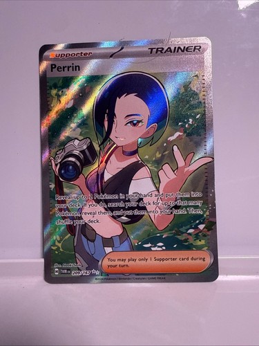 2024 Pokemon TCG Twilight Masquerade Perrin 209/167 Full Art Holo Ultra Rare