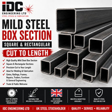 Mild Steel Box Section Square Rectangular Tube Cut To Length SHS RHS