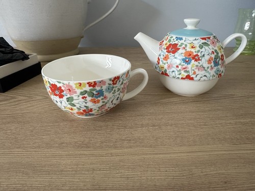 Cath Kidston Ceramic Tea For One Tea Pot And Cup - Picture 2 of 5