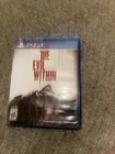 Evil Within (Sony PlayStation 4, 2014) PS4 Game Complete w/Manual Tested Working