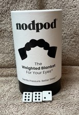 Nodpod Sleep Mask Gentle Pressure Velvet Polyester Weighted For Stress Relief
