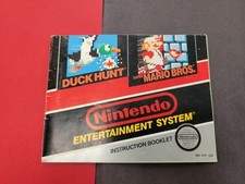 Super Mario Bros. / Duck Hunt Nintendo NES Manual Only  Instruction Booklet