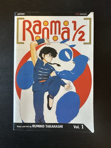 Ranma 1/2, Vol. 1 Manga Book Rumiko Takahashia 2003 Graphic Novel