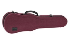 GEWA Bio-A Shaped 1/2 to 4/4 Violin Case Violet with Backpack Straps